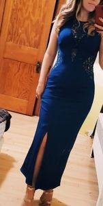 Blue Nicole Miller Dress sz 4